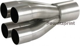 4 in 1 Rvs 4 x 45 mm naar 1 x 76 904423ps