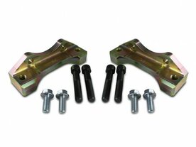 Set remadapters 305 mm schijven met Brembo klauwen van Cupra R op Golf 2