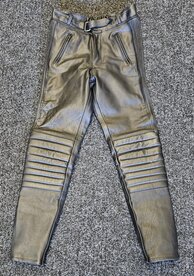 Leren dames motorbroek maat 36-38 Louis NIEUW