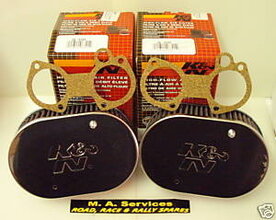 Set 63 mm hoge K&amp;N filters 40-45 mm carburateurs