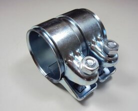 Buisverbinder 69,5 mm voor 65 mm uitlaten