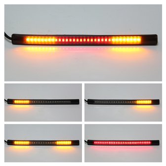 Universeel flexibel plakbare ledstrip achterlicht/ knipperlicht