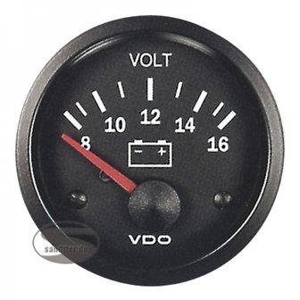 VDO Cockpit Vision voltmeter