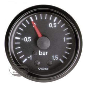 VDO Cockpit Vision turbodrukmeter 0-1,5 bar