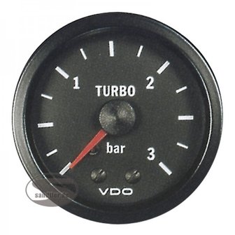 VDO Cockpit Vision turbodrukmeter 0-3 bar