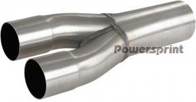 Rvs y- stuk van 2 x 45 mm naar 63,5 mm 902423ps