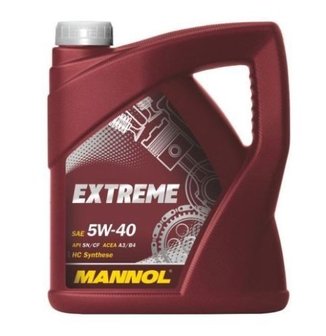 Mannol Extreme 5W40 volsynthetische motorolie 5 liter