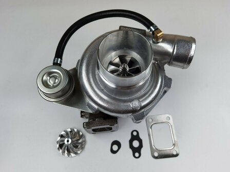 GT2871 Billet T25 Turbo met wastegate.