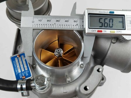 K04-0015XL  upgrade turbo met wastegate, billet compressor wiel