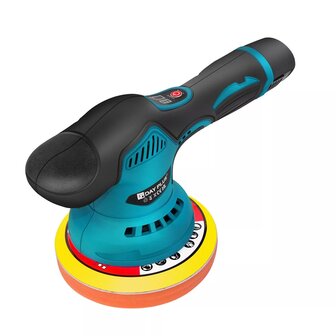 Excentrische accu poetsmachine met 2 accu&#039;s