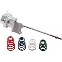 Universele wastegate actuator aluminium met 5 verschillende veren zilver