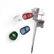 Universele wastegate actuator aluminium met 5 verschillende veren zilver