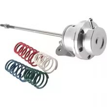 Universele wastegate actuator aluminium met 5 verschillende veren zilver