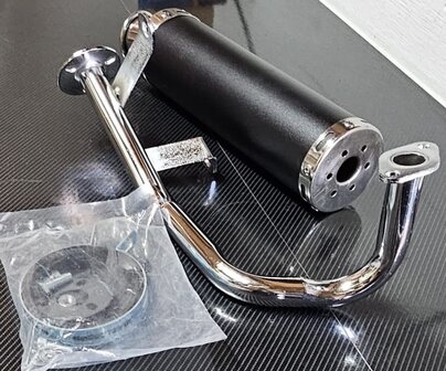 Sportuitlaatset 125 cc scooter zwart