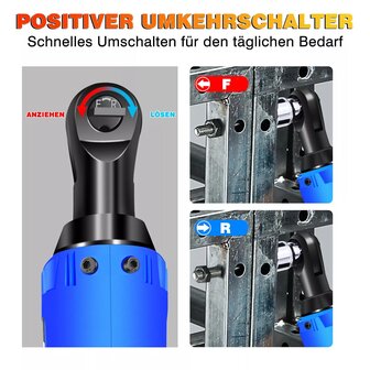 Accu ratel/ schroefmachine met 2 accu&#039;s