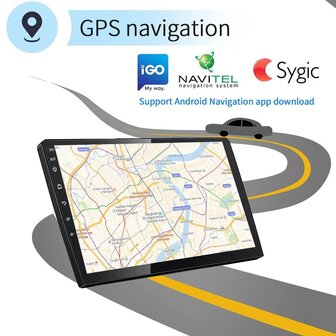 10.1 inch Android 2 din radio, carplay, navigatie