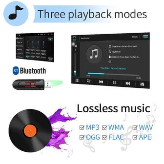 10.1 inch Android 2 din radio, carplay, navigatie