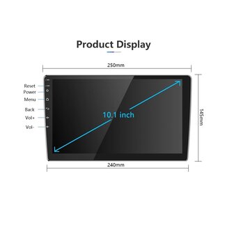 10.1 inch Android 2 din radio, carplay, navigatie