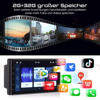 7 inch android, carplay, navigatie radio 1 din, navigatie, camera