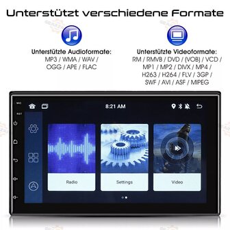 7 inch android, carplay, navigatie radio 1 din, navigatie, camera