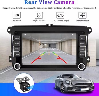 7 inch android, carplay, navigatie radio, navigatie VW Polo, Golf 5,6, Touran, Passat, Tiguan, Seat, Skoda