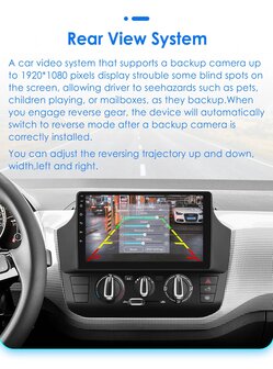 9 inch android, carplay, navigatie radio, navigatie VW Up 2015-2023