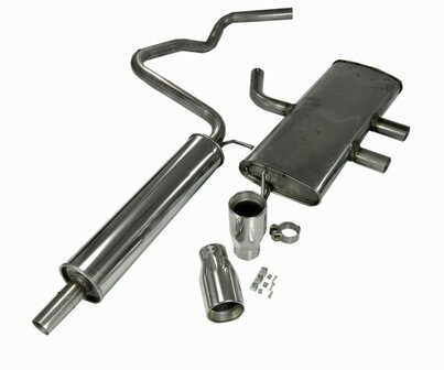 RVS uitlaatsysteem Golf 7 1.4 Turbo