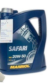 Mannol Safari 20W50 minerale motorolie 5 liter