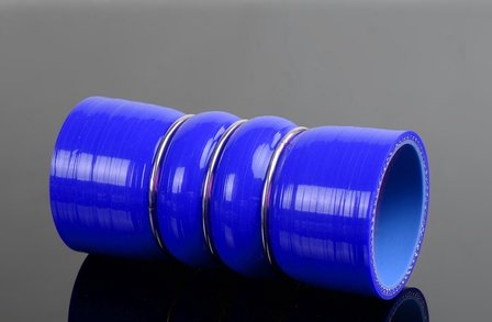 Silicone slang blauw 57 mm humphose lang