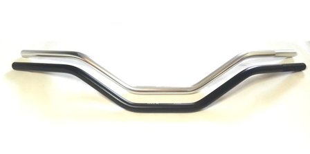 Stalen superbike stuur zwart 22 mm 80 cm breed