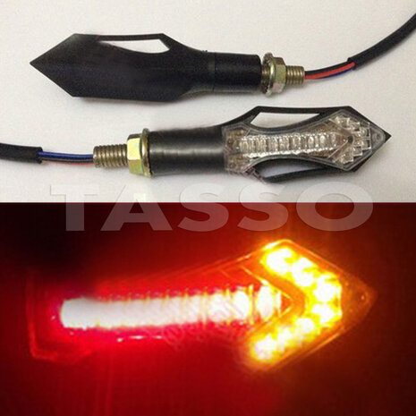 Set van 4 led knipperlichten