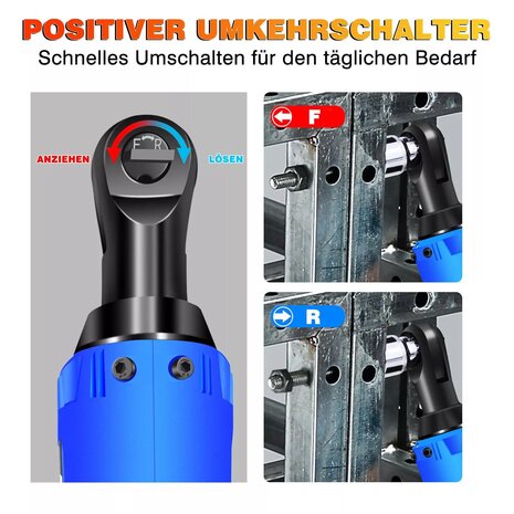 Accu ratel/ schroefmachine met 2 accu's