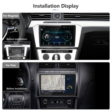 10.1 inch Android 2 din radio, carplay, navigatie
