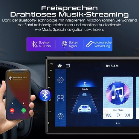 7 inch android, carplay, navigatie radio 1 din, navigatie, camera