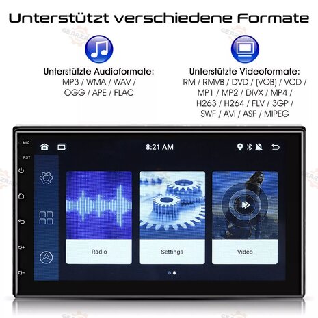 7 inch android, carplay, navigatie radio 1 din, navigatie, camera