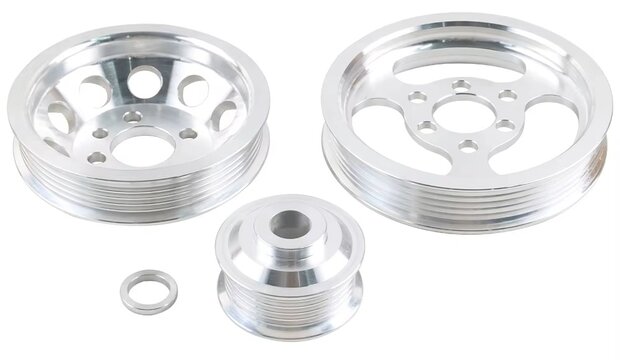 Set aluminium poelies VAG 1.8 20VT motor