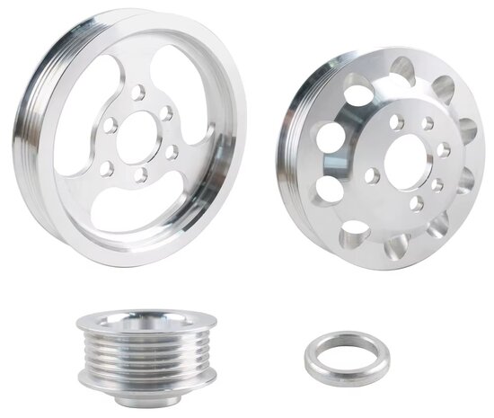 Set aluminium poelies VAG 1.8 20VT motor