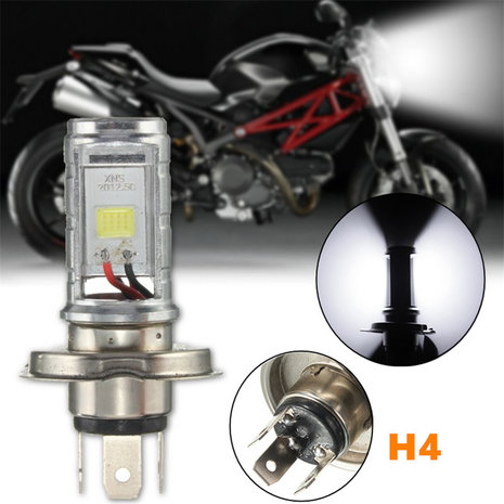 H4 LED lamp 6000K per stuk