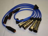 Set blauwe silicone bougiekabels 8V_