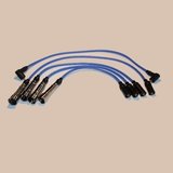 Set blauwe silicone bougiekabels 8V_