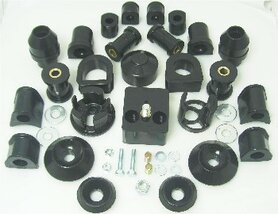 Complete set polyurethaan motor- en onderstelrubbers Golf 1  Complete set polyurethaan motor- en onderstelrubbers Golf 1