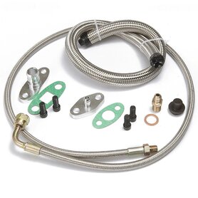 Universele olieaanvoer en retour aansluitset turbo model 2