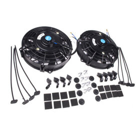 Elec. koelfan set 80 Watt 2 x 12 inch/305 mm incl. montagesets Elec. koelfan set 80 Watt 2 x 12 inch/305 mm incl. montagesets