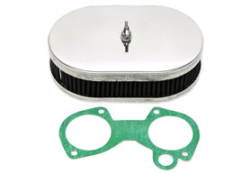 1 x  DCOE stijl sportluchtfilter voor Weber, Solex, Dellorto 45 mm hoog 1 x  DCOE stijl sportluchtfilter voor Weber, Solex, Dellorto 45 mm hoog