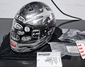 X-Lite X-901 ( Nolan) Stripes wit maat M.