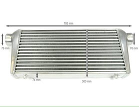 Interkoeler 600 x 280 x 76 76 mm aansluitingen
