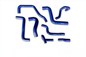 Silicone slangenset 2H,  PF, PB blauw