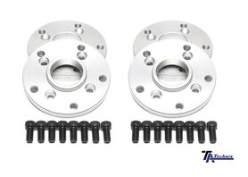 Set adapters Porsche velgen voor en achter Set adapters Porsche velgen voor en achter