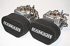 Set Ramair luchtfilters carburateurs/ gasklephuizen Set Ramair luchtfilters carburateurs/ gasklephuizen