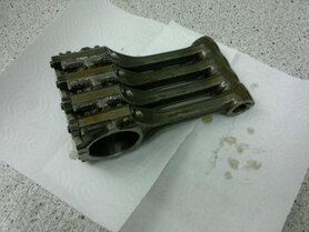 Set gebruikte 159 mm drijfstangen